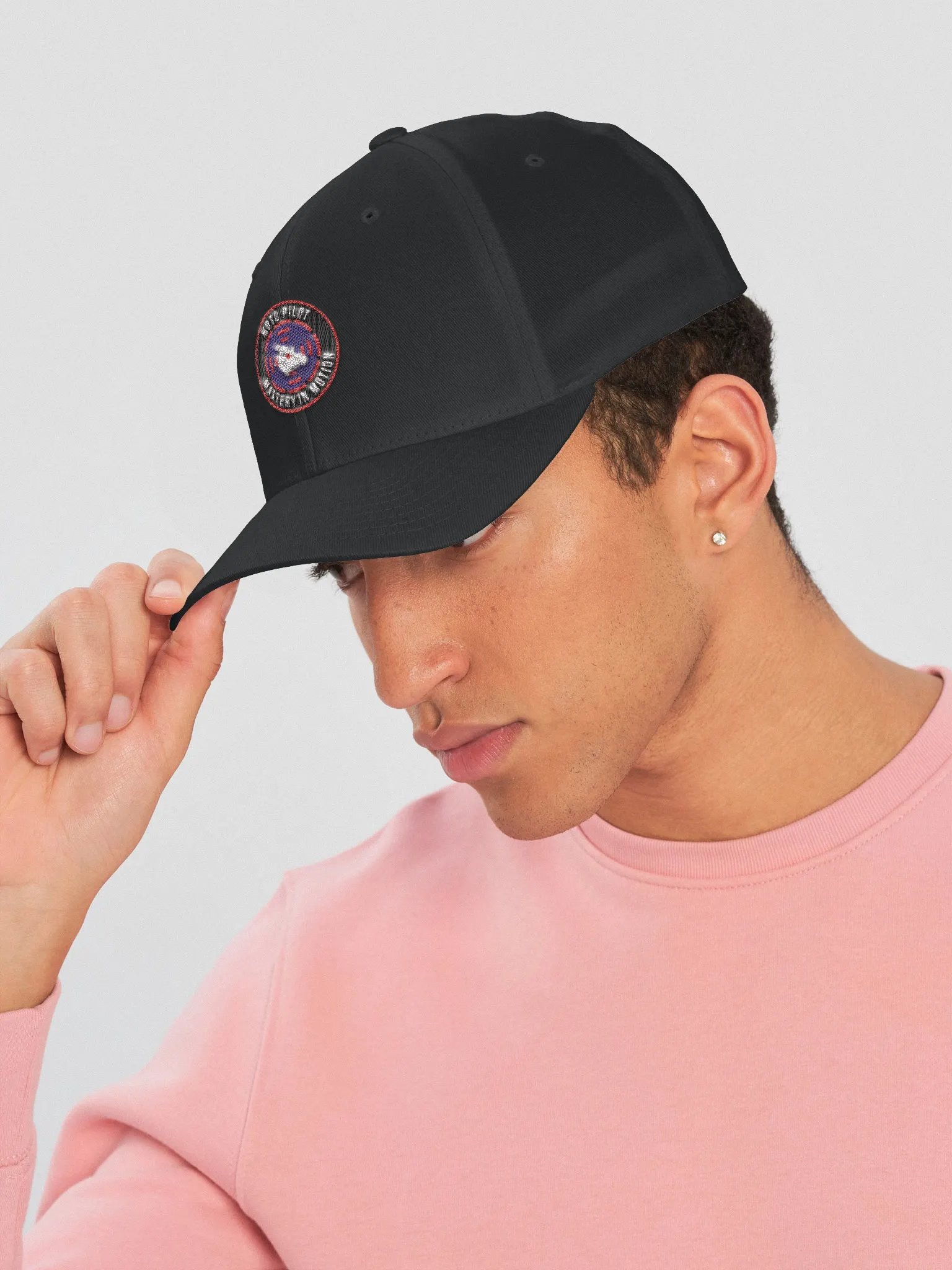 MotoPilot Hat with Red Patch product image (7)