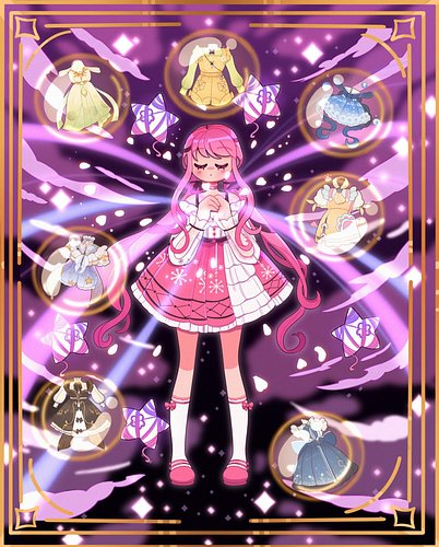 I’ve been playing a lot of infinity Nikki lately. I know I’ve made a few pieces but I couldn’t help myself! Hope you like it....