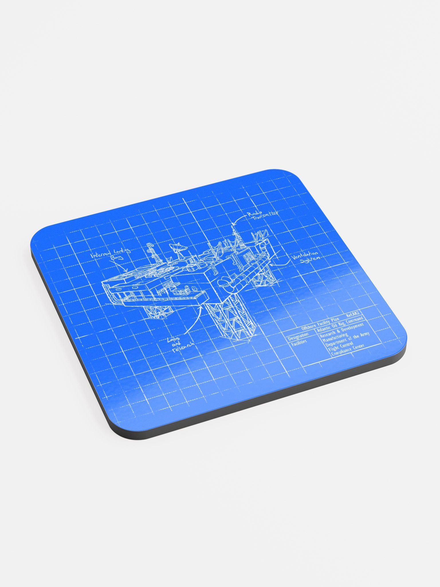America Rising Blueprint Coaster - The Oil Rig product image (2)