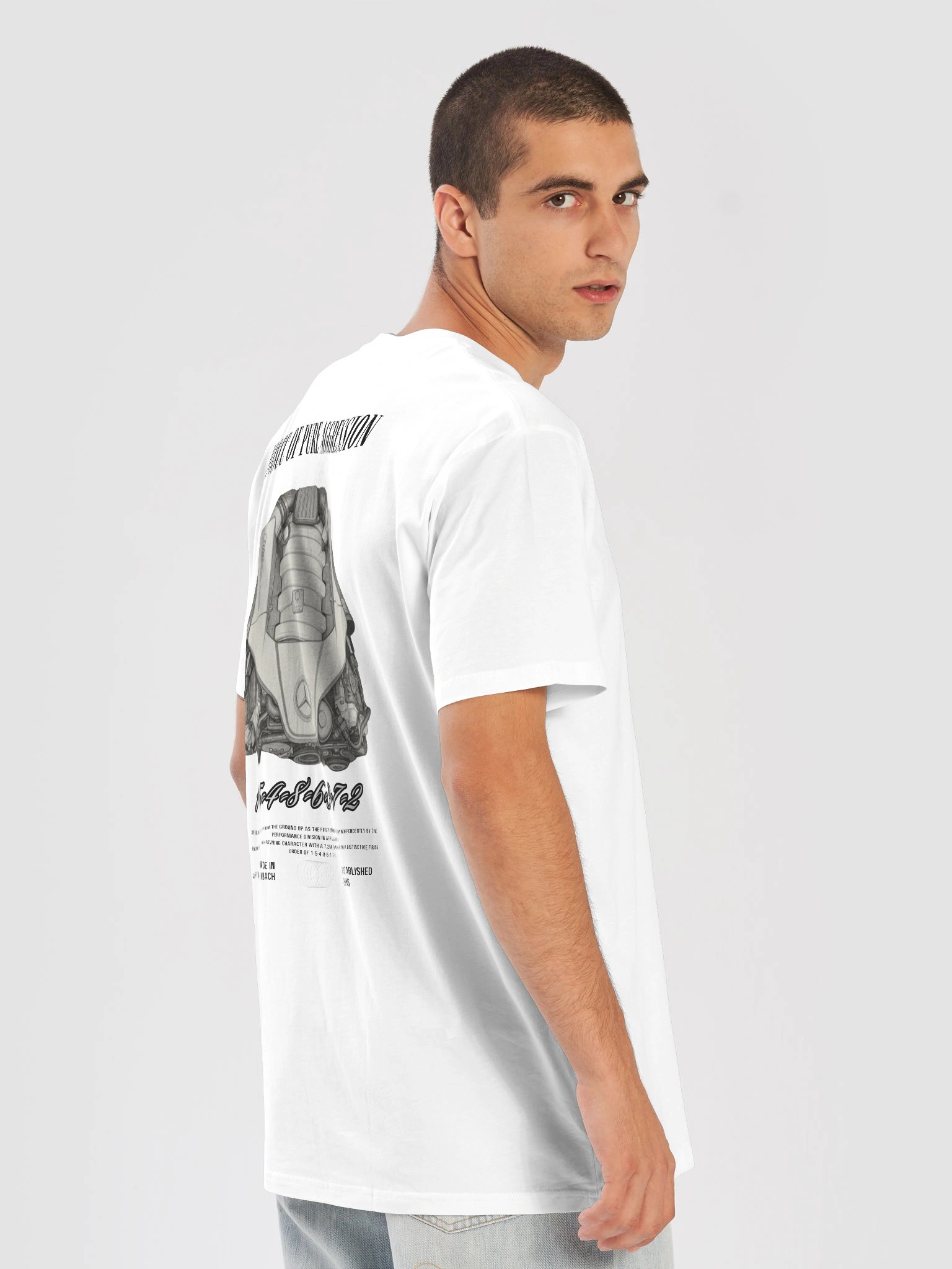 The 6.2L Symphony Tee: White Double-Sided product image (8)