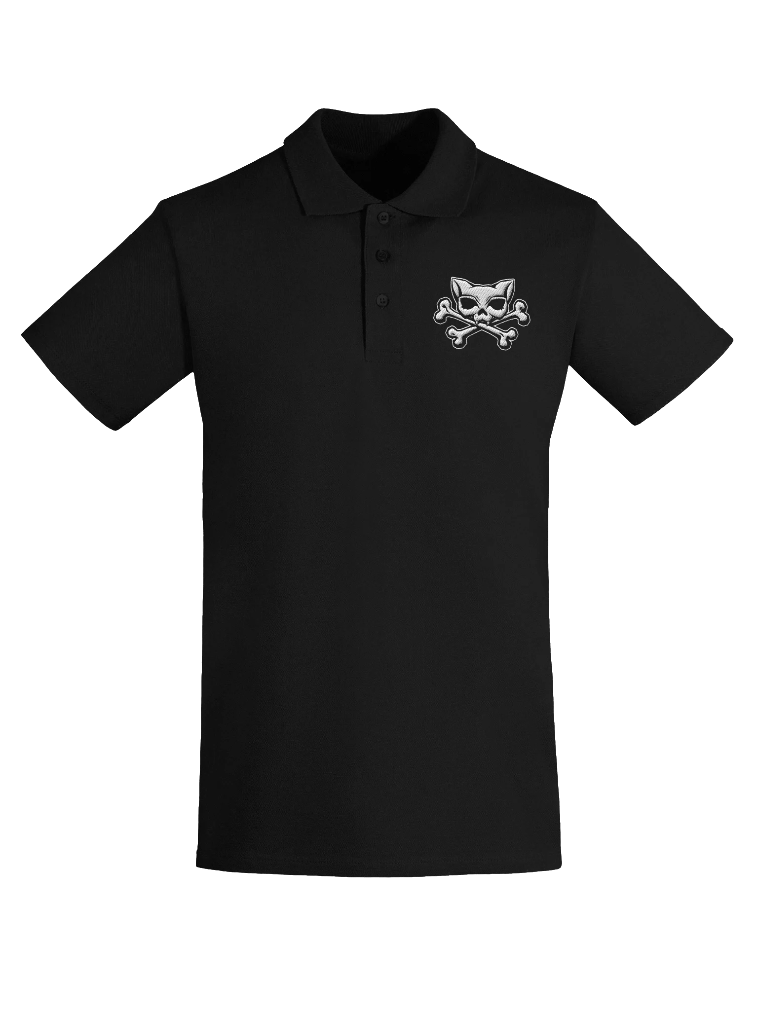 Kat Skull Blaque Embroidered Polo product image (5)