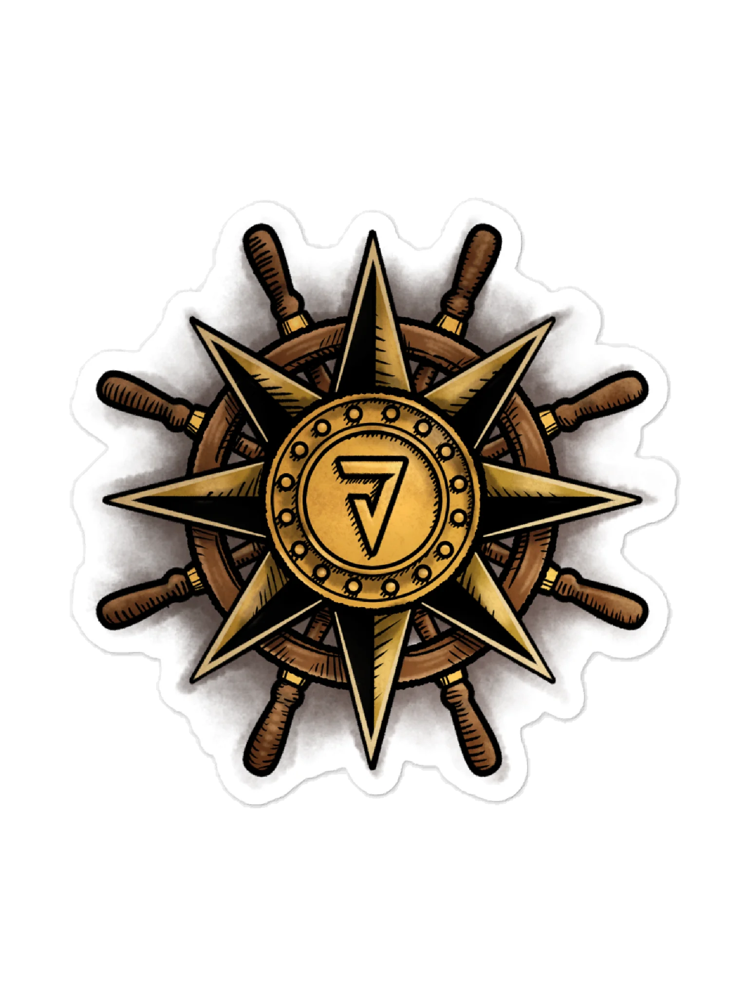 Jevination Compass Rose Stickers! product image (1)