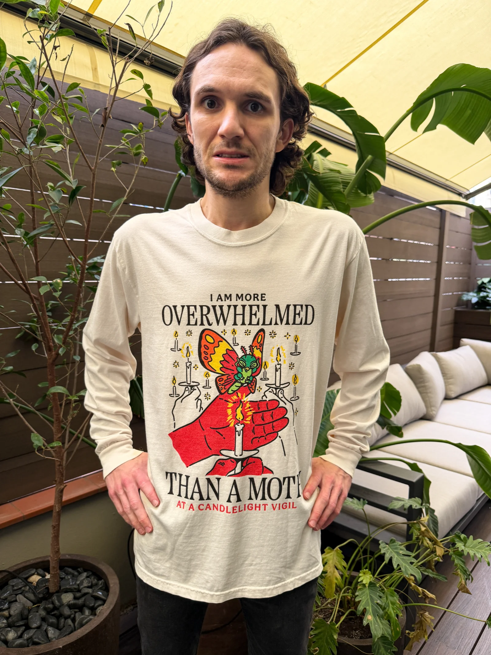 Candlelight Vigil Unisex Long Sleeve Tee product image (2)