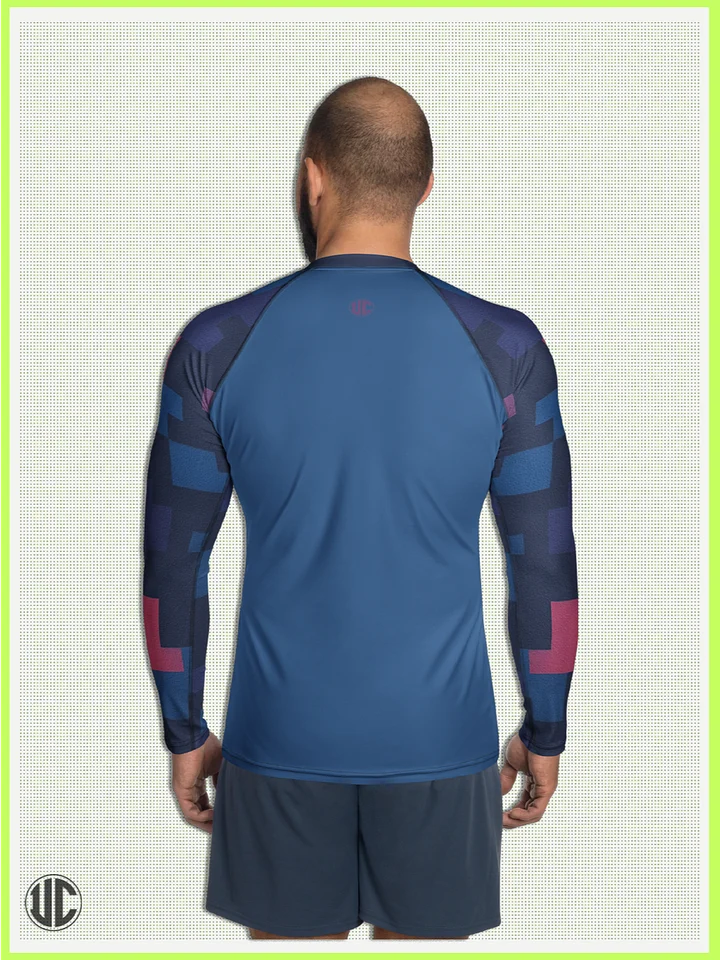 Jin’s Urban Digital Camo – Men’s Rash Guard product image (2)