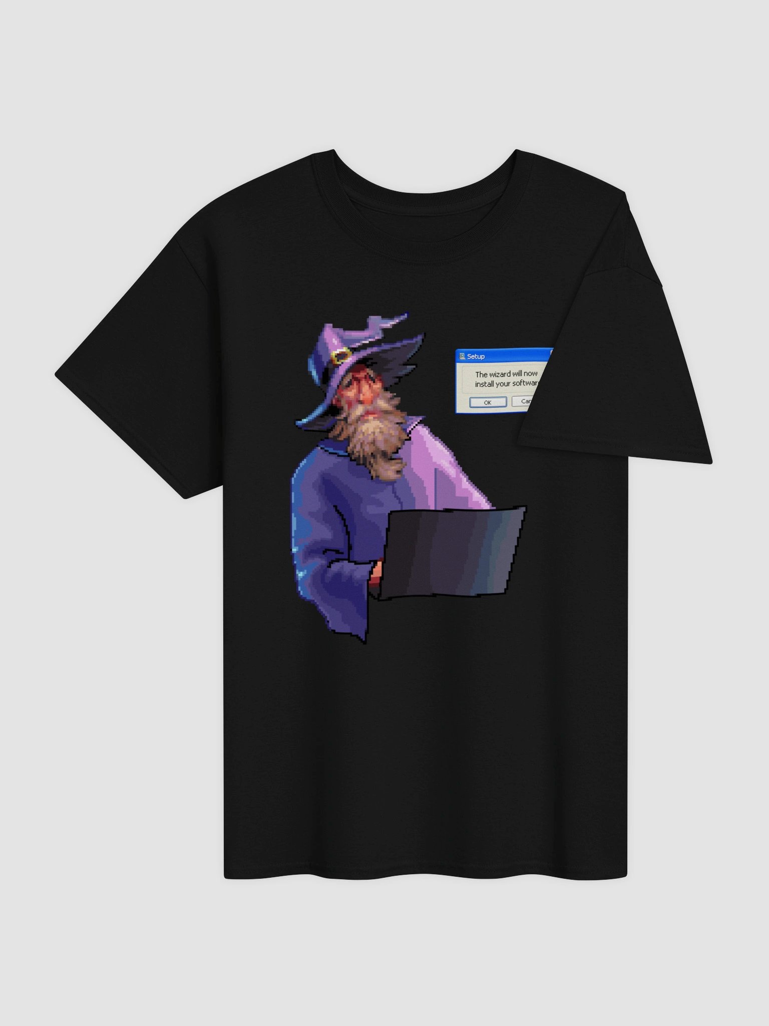 The Wizard will install your software T-shirt product image (92)