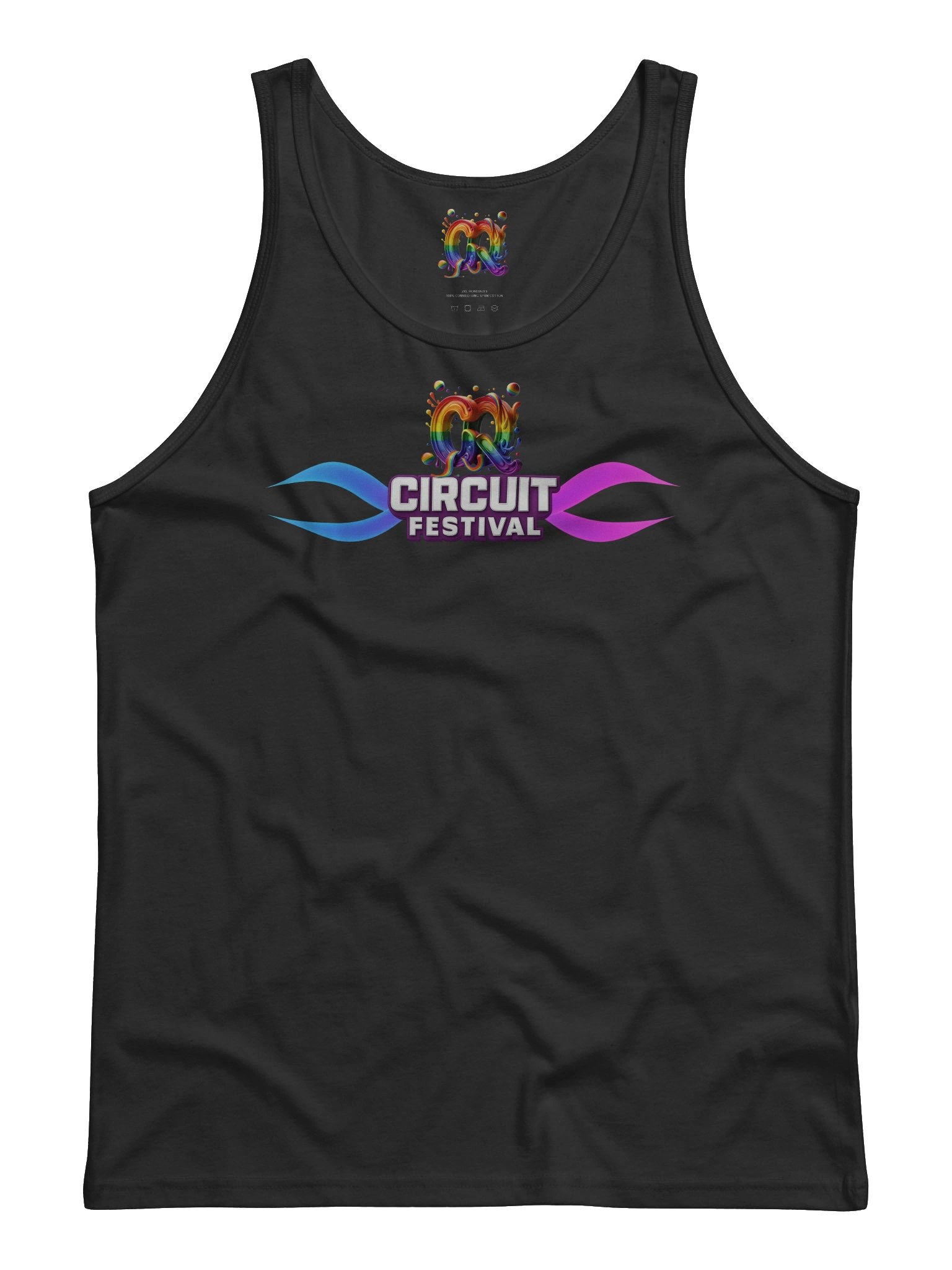 CQ CIRCUIT FESTIVAL – NEON RHYTHM PARTY TANK product image (3)