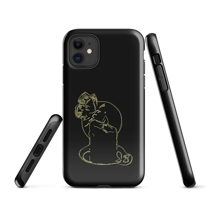 Your Moth, My Flame iPhone Tough Case (Line Trace) product image (1)