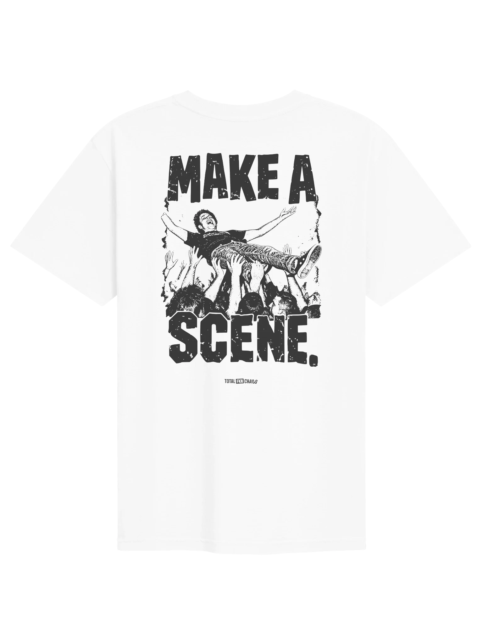Make a Scene., white, back