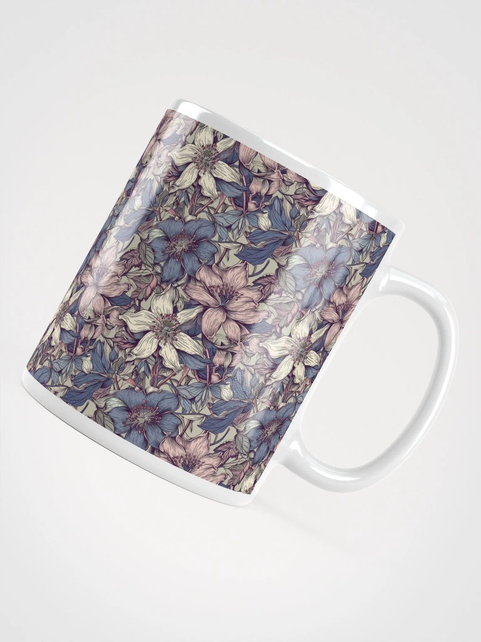 Charming Clematis Flower Mug product image (4)