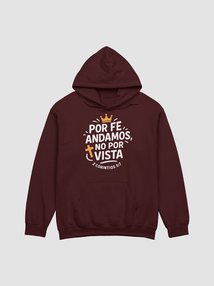 Sudadera Unisex Con Capucha | Por fe andamos no por vista product image (13)