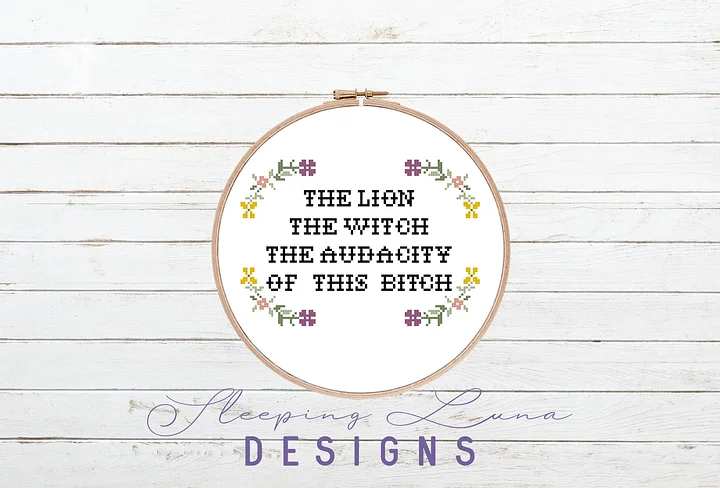 The Lion The Witch The Audacity - Cross Stitch Pattern product image (2)