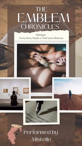The Emblem Chronicles: Epilogue “Every Story Needs a Thief and a Believer”

Beneath every heist and every stolen kiss, there’...