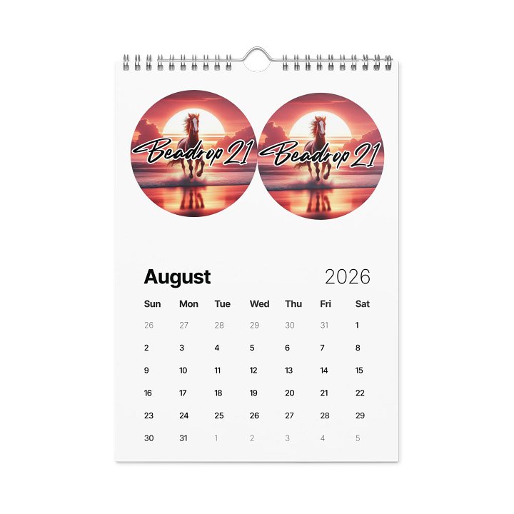 2026 Cartoon Character Wall Calendar product image (2)