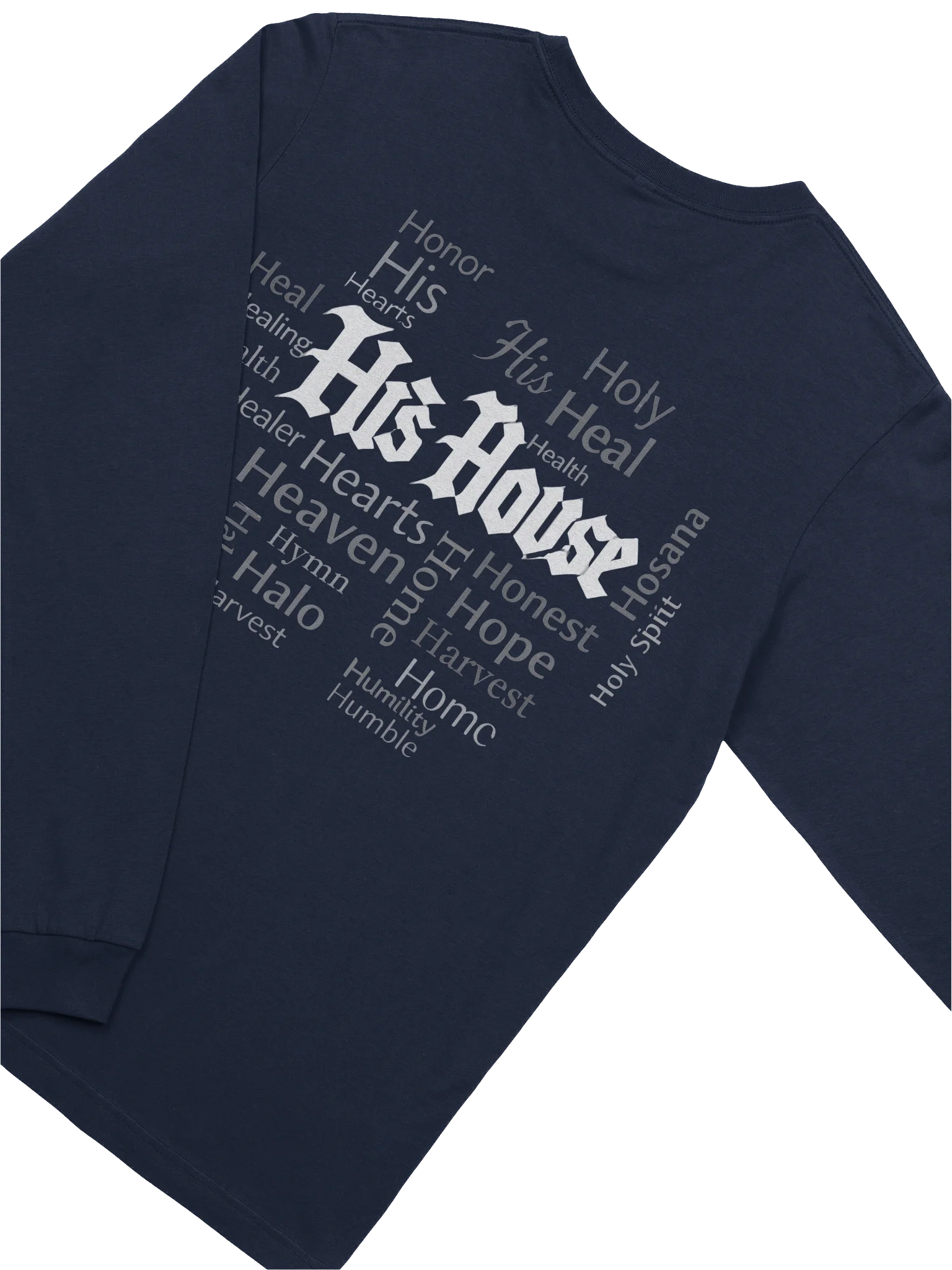 His House Unisex "Heavenly H" Supersoft Long Sleeve T-Shirt by His House