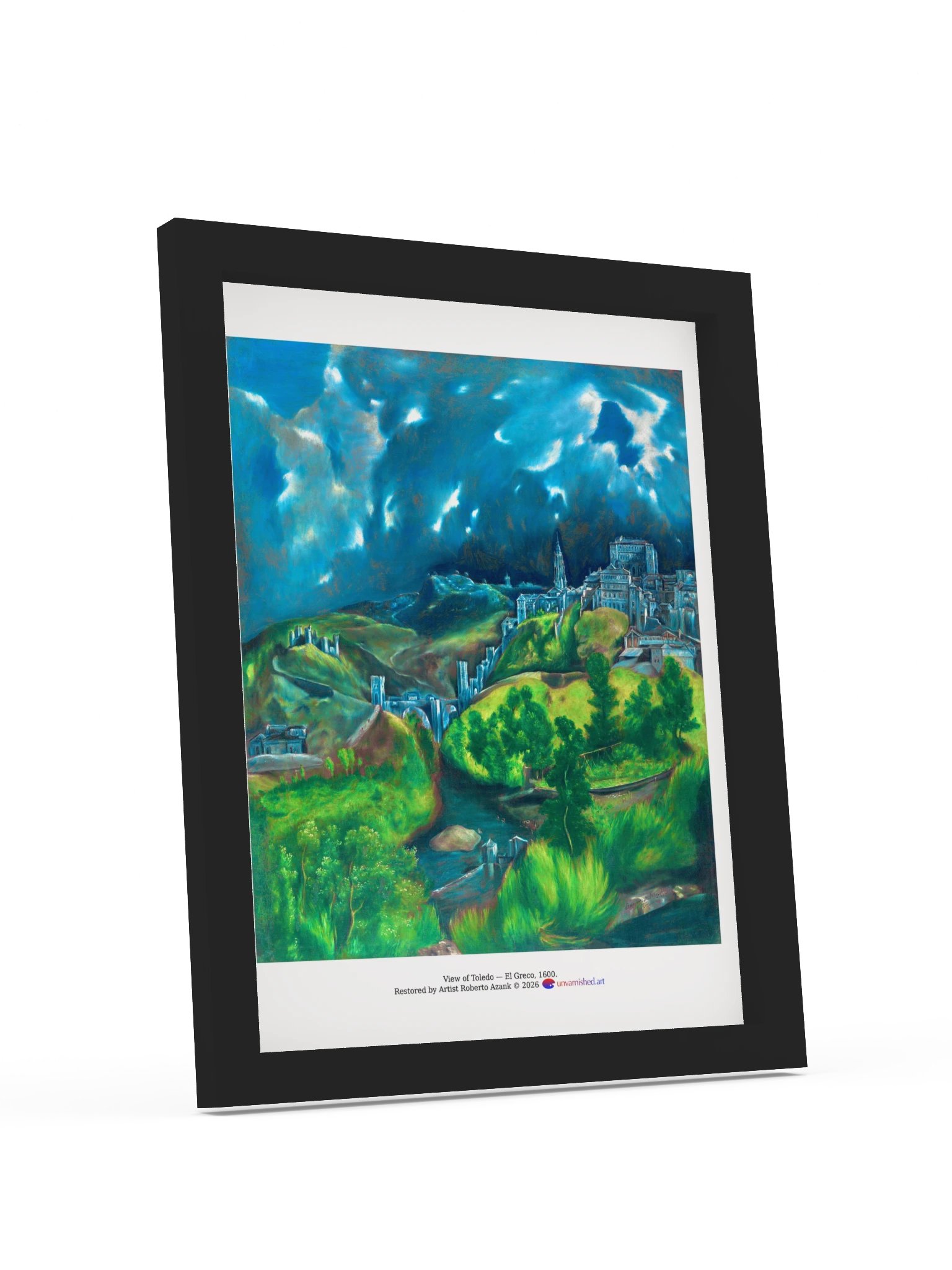View of Toledo — Small Framed Matte Poster product image (4)