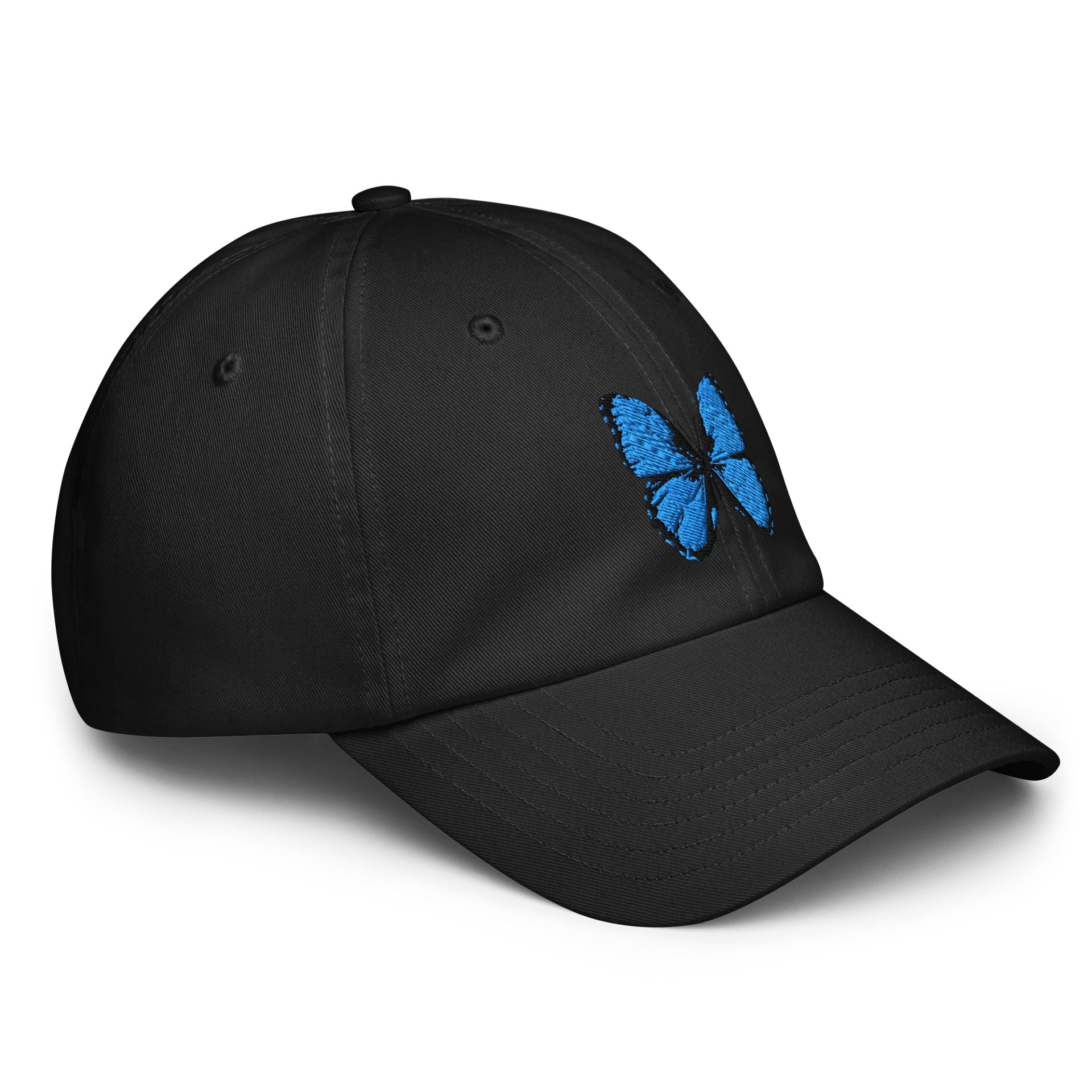 Electric Blue Butterfly Dad Hat product image (8)
