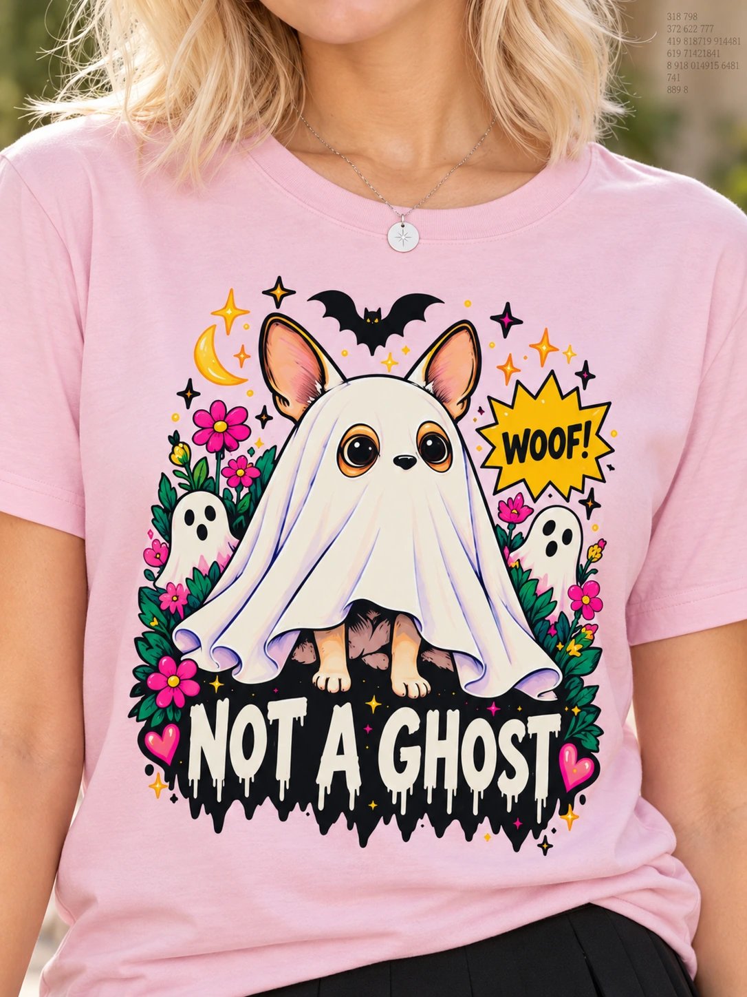 Chihuahua Halloween T-Shirt – Not a Ghost product image (1)