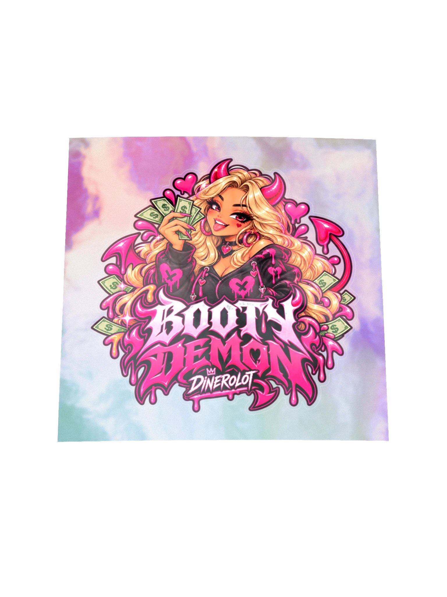 DINEROLOT Holographic Sticker Sheet - Blonde product image (1)