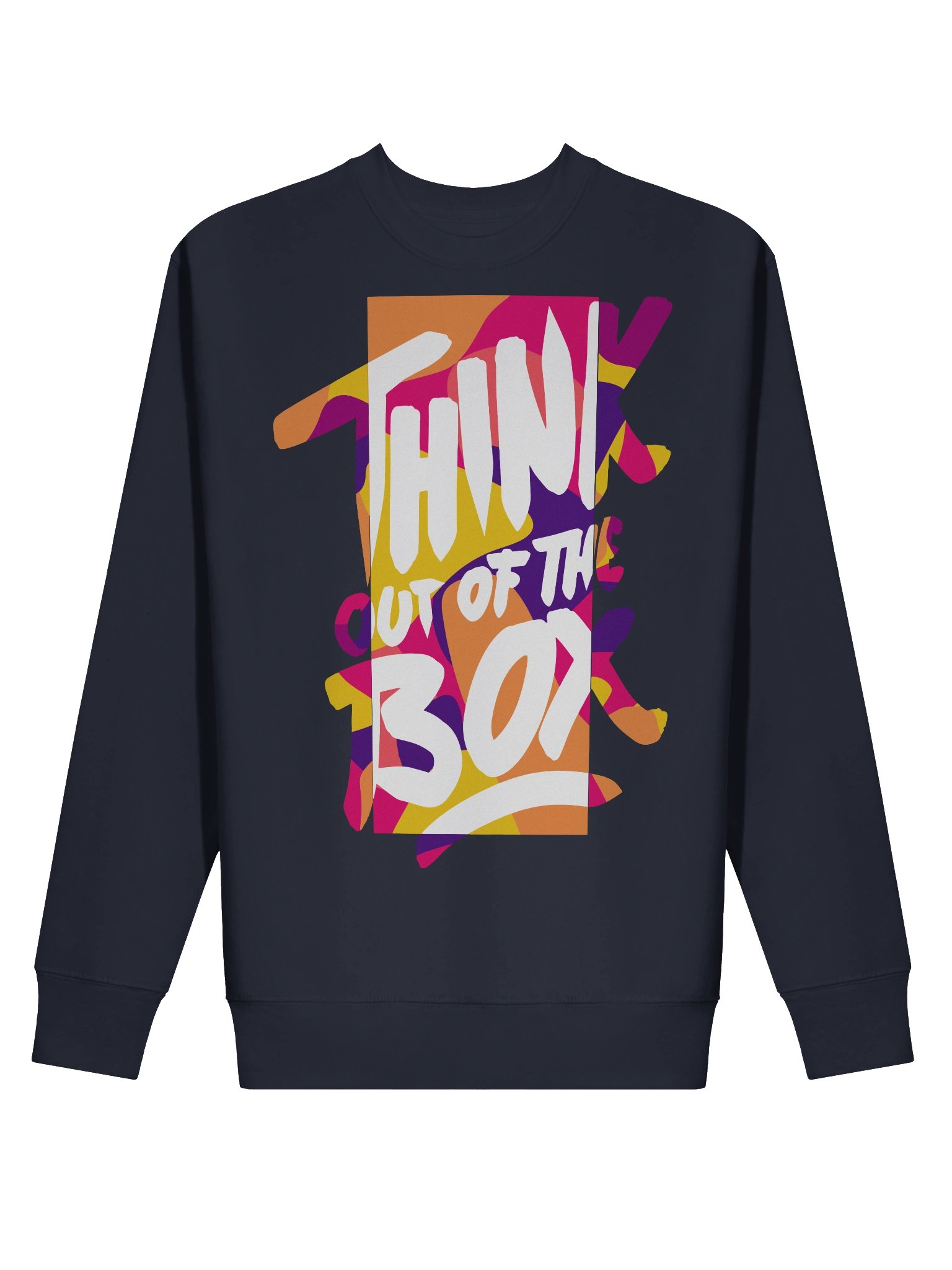 Think Out Of The Box Slogan Streetwear Sweatshirt product image (2)
