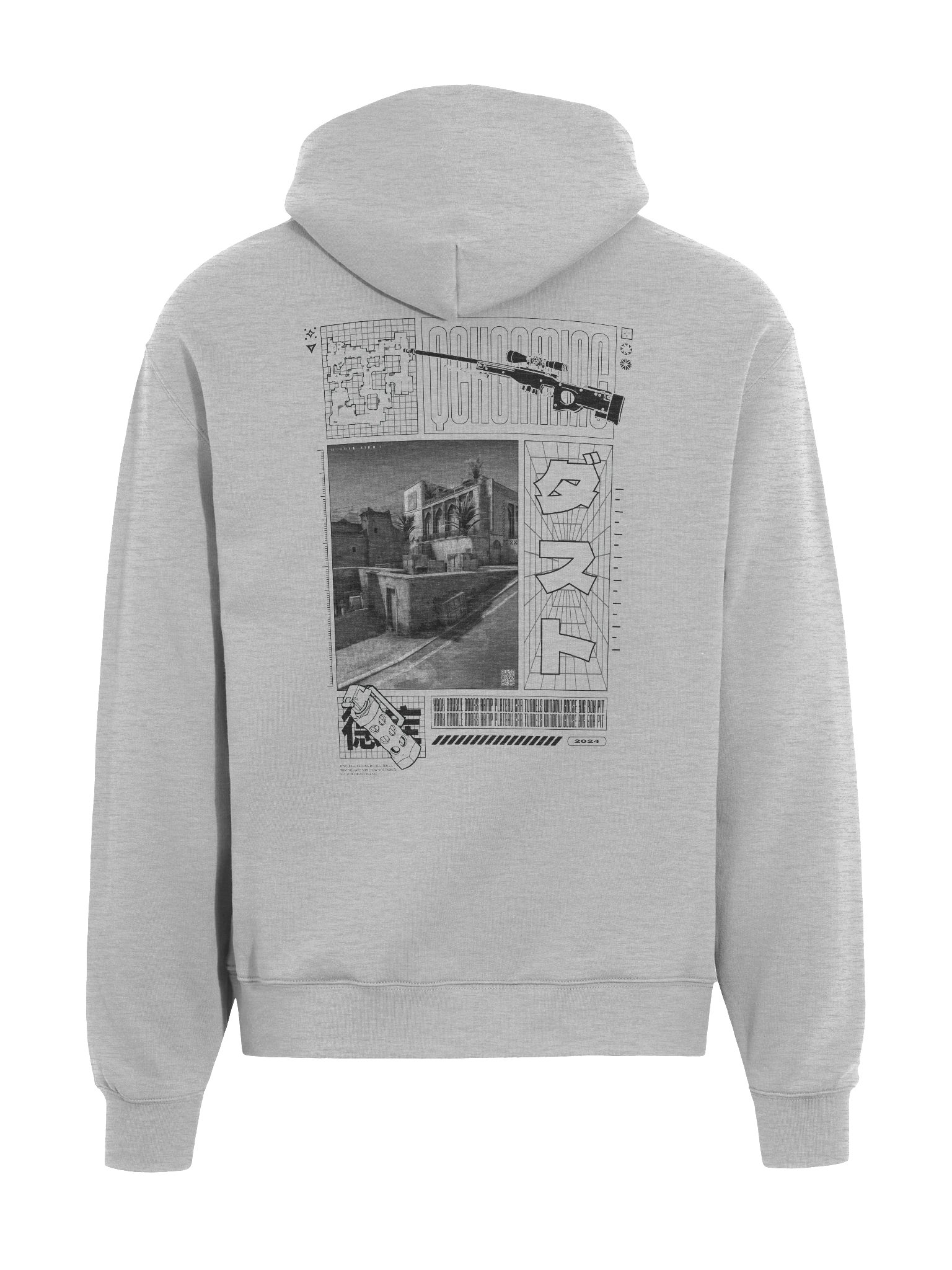 QCK x Dust 2 Hoodie - Grey product image (5)