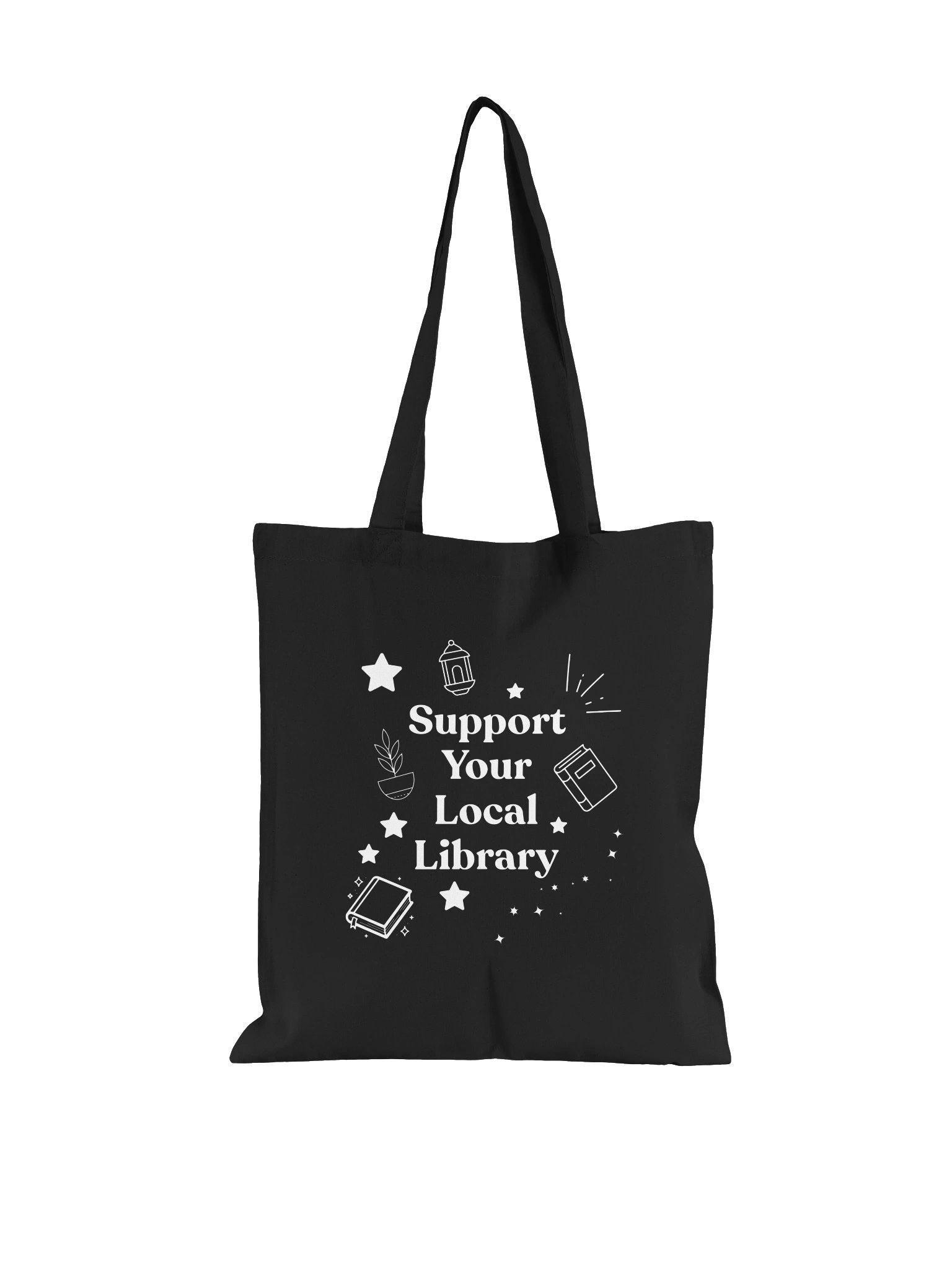 Support Your Local Library Tote Bag product image (3)