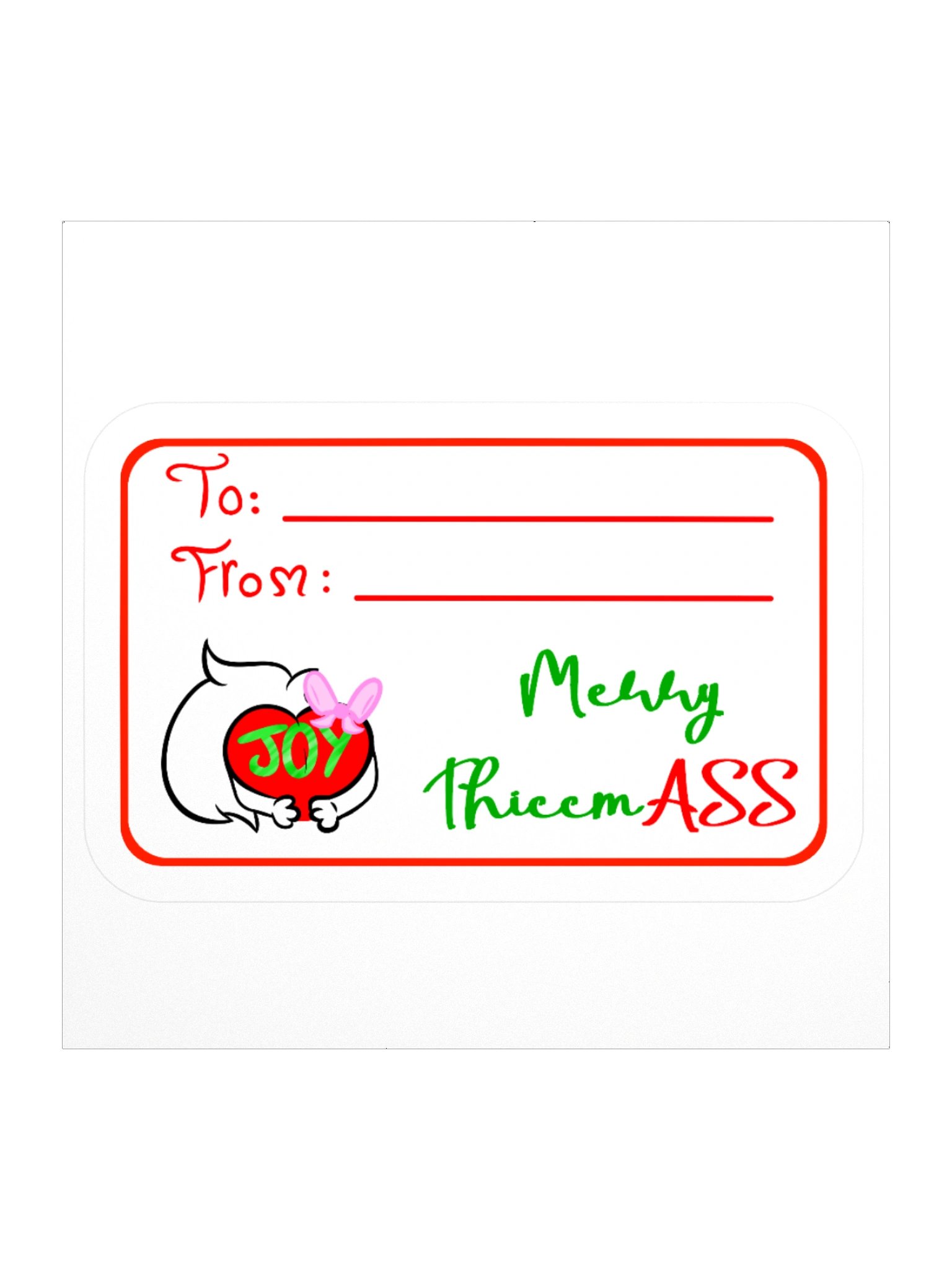 Merry ThiccmASS Sticker product image (1)