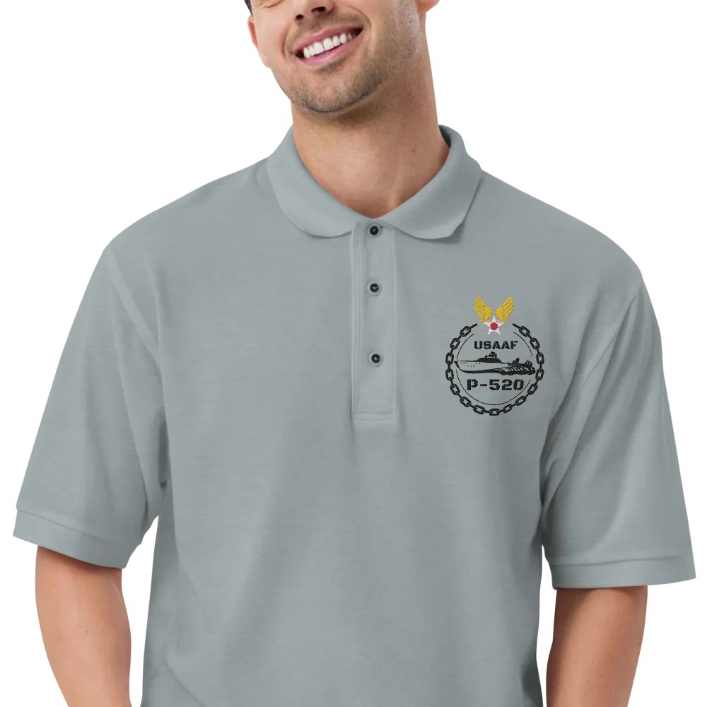 Polo Shirt with Black USAAF P-520 Embroidered Logo product image (24)
