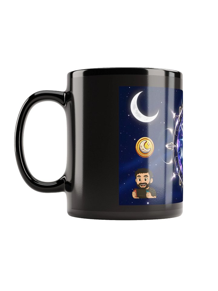 Star & Moon Gaming Celestial Black Glossy Mug product image (1)