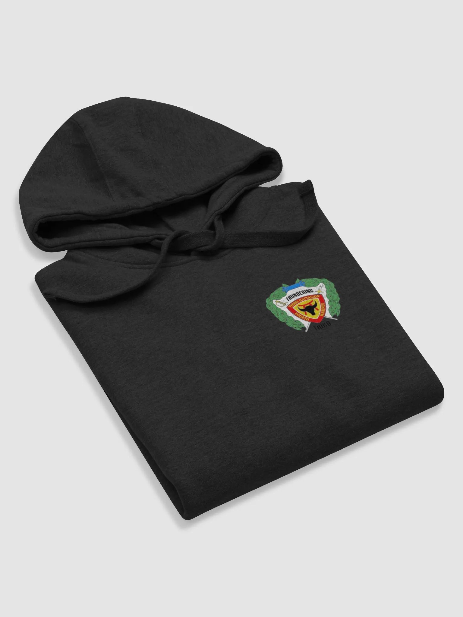 3rd Battalion 3rd Marines Dark Hooded Sweatshirt product image (5)