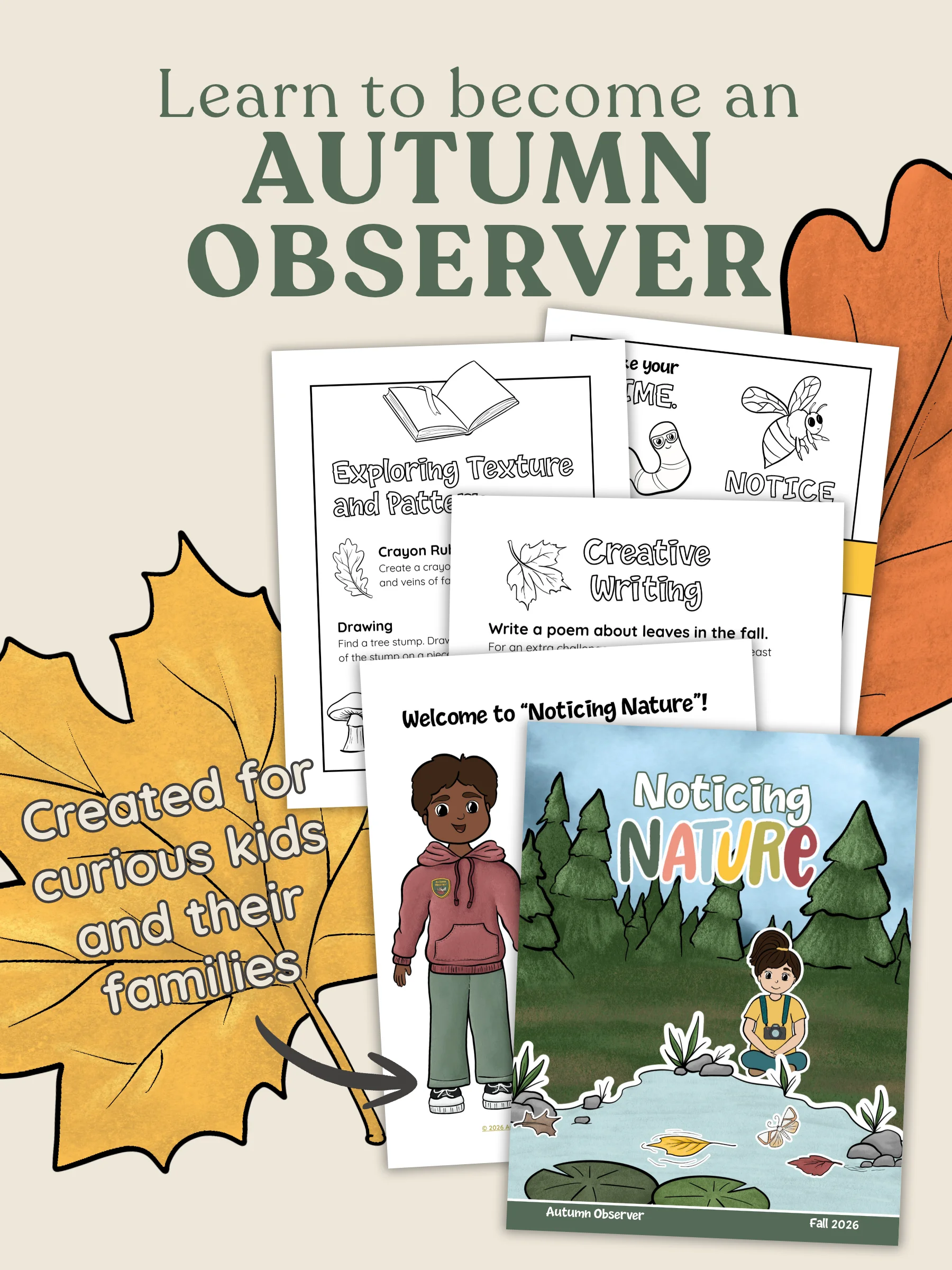 Noticing Nature: Autumn Observer product image (1)