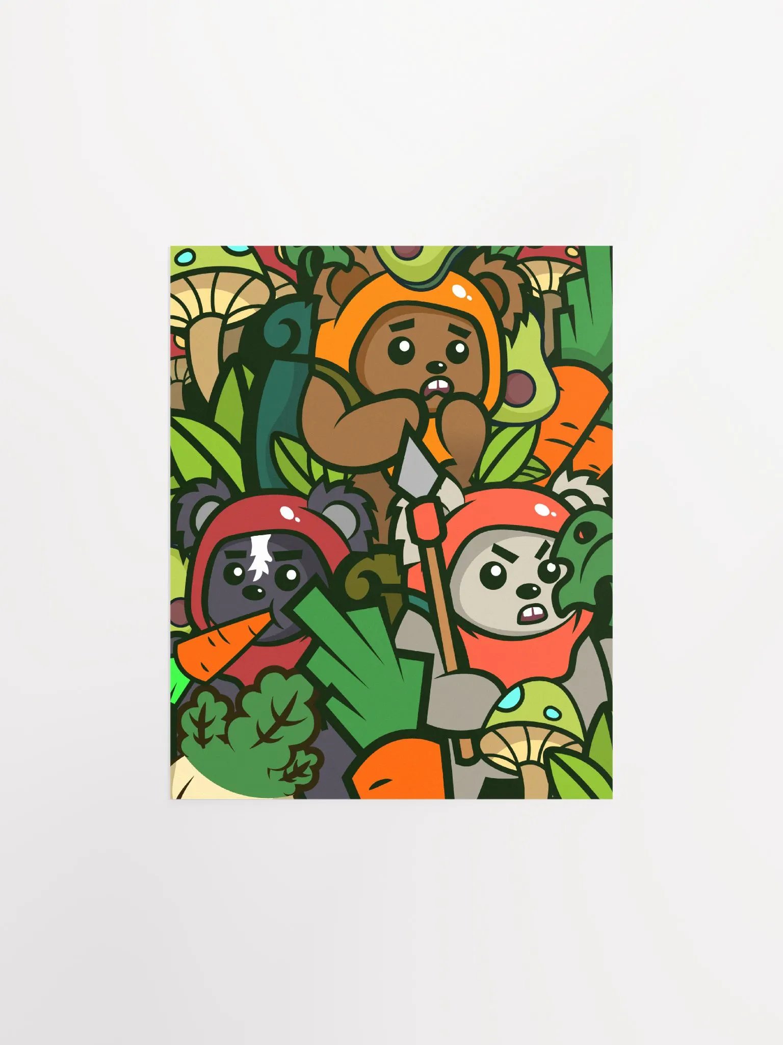 Day Bear Garden Poster Print product image (5)