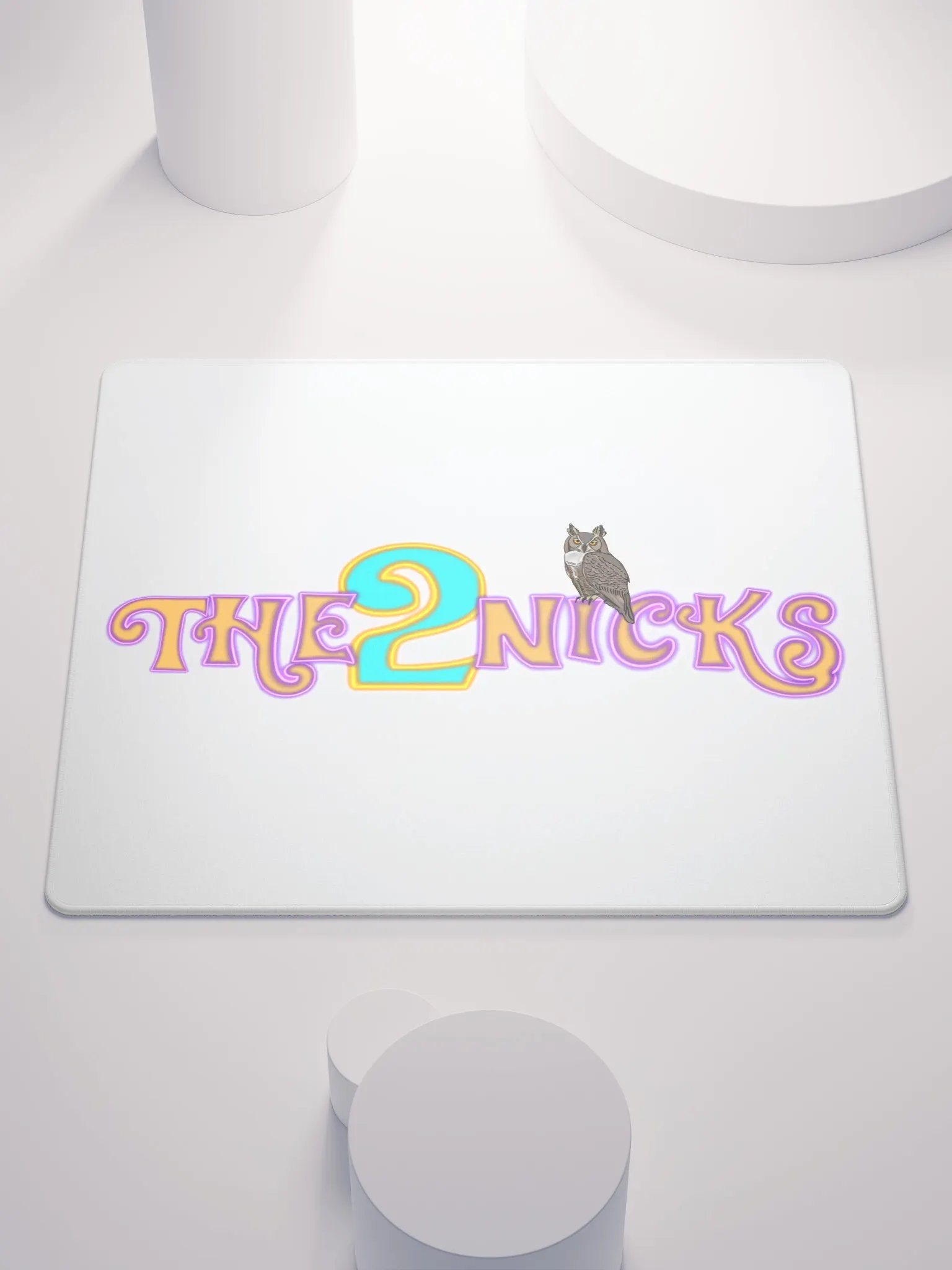 The2Nicks Gaming Mouse Pad (White) product image (2)