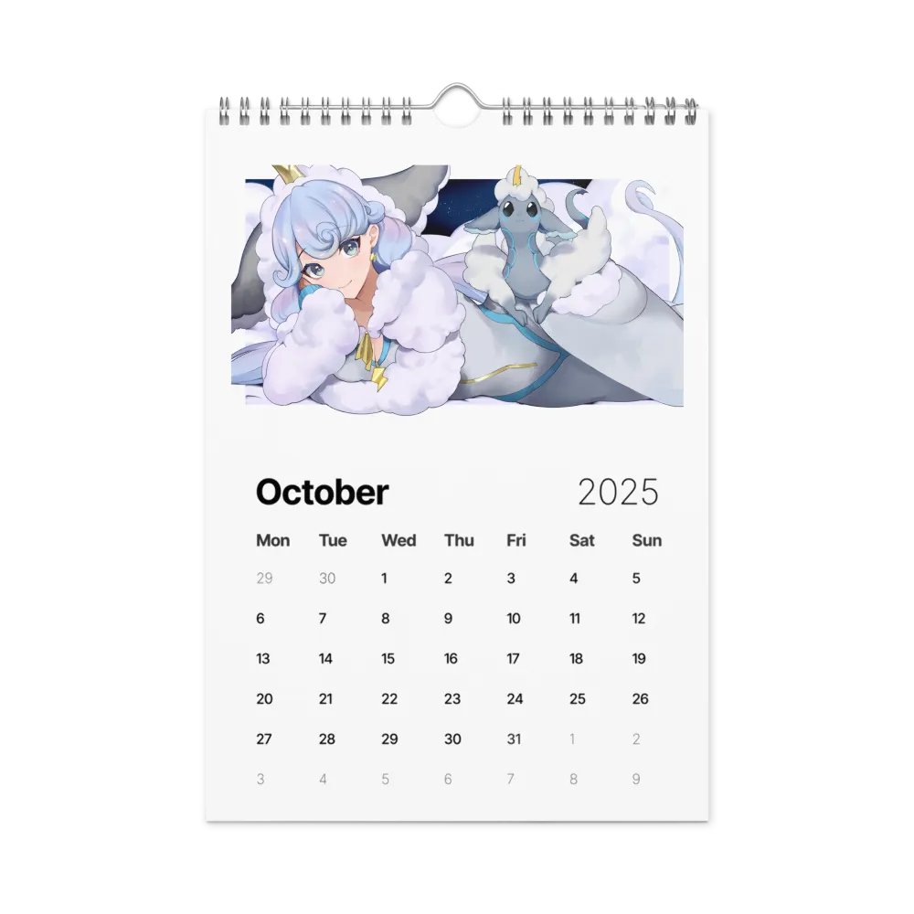 2025 CloudyClairity Calendar product image (12)