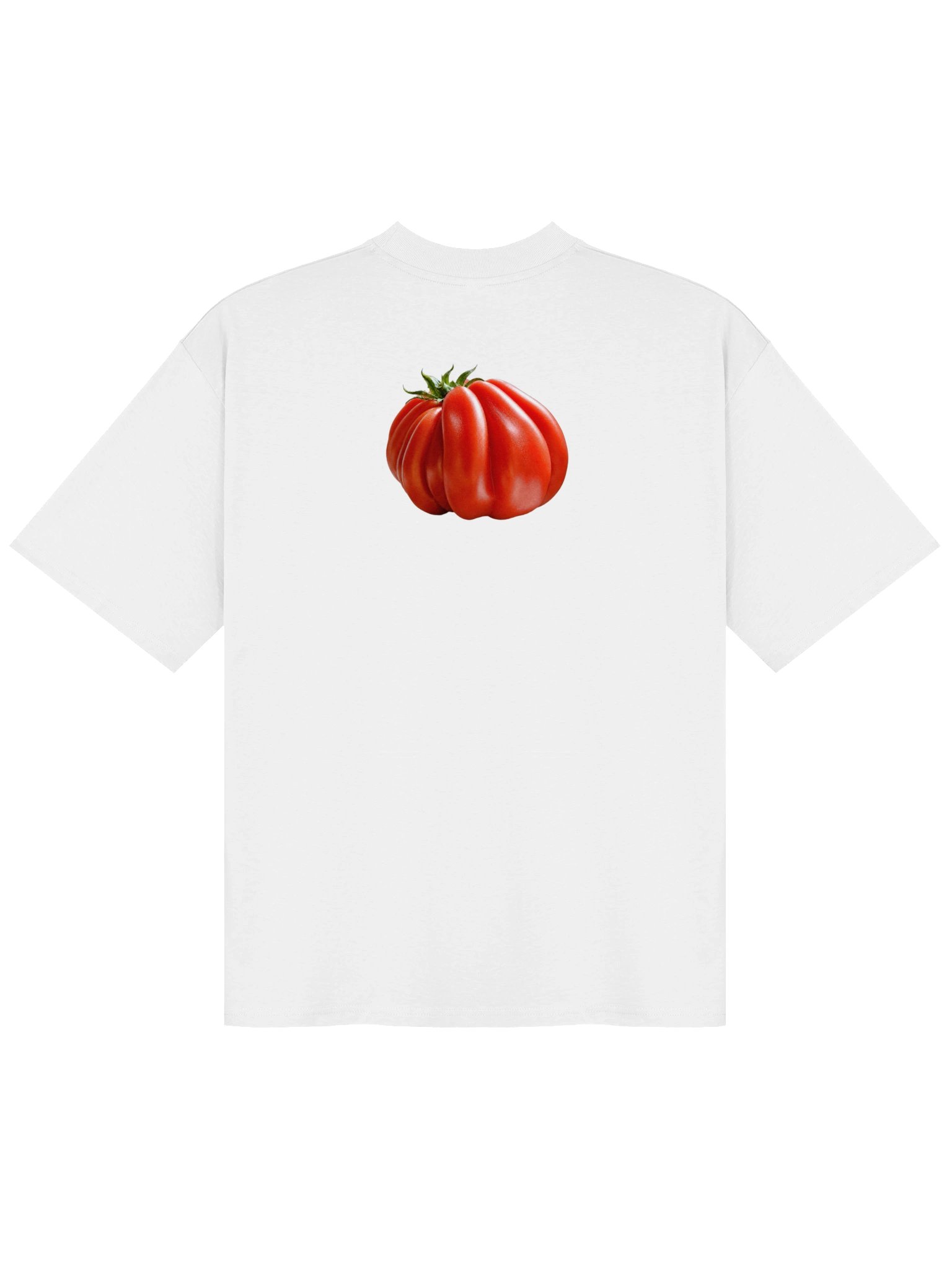 Juicy Heirloom Tomato Oversized T-Shirt | Boxy Fit Botanical Tee product image (4)