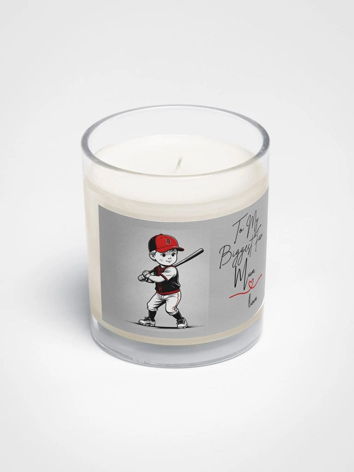 Batter Up! Personalized Baseball Candle product image (2)