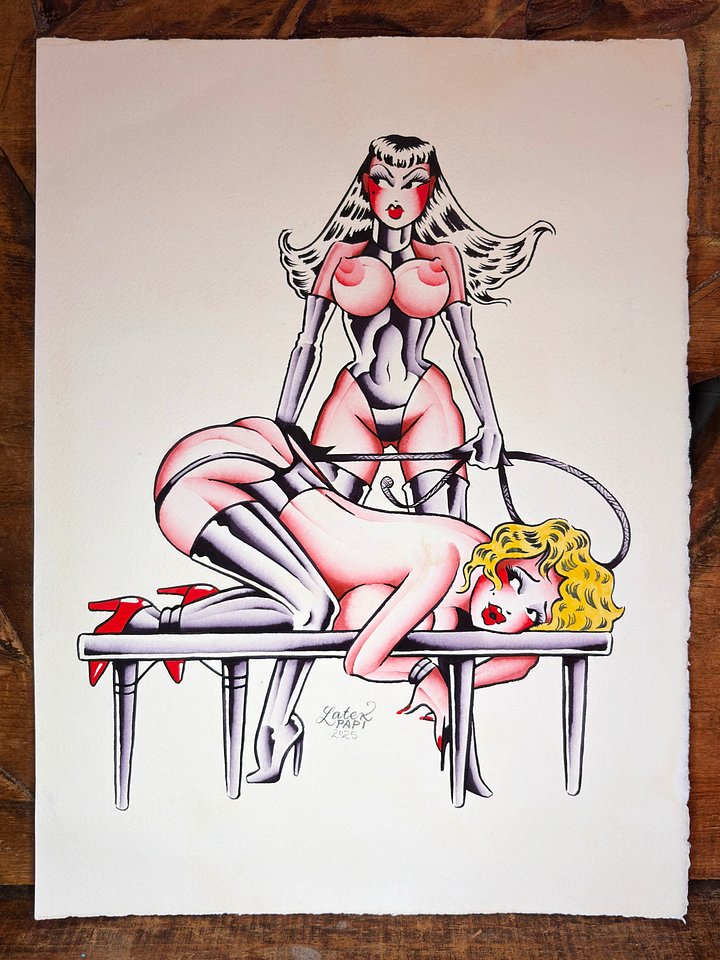 Stay down! - ORIGINAL PAINTING product image (1)