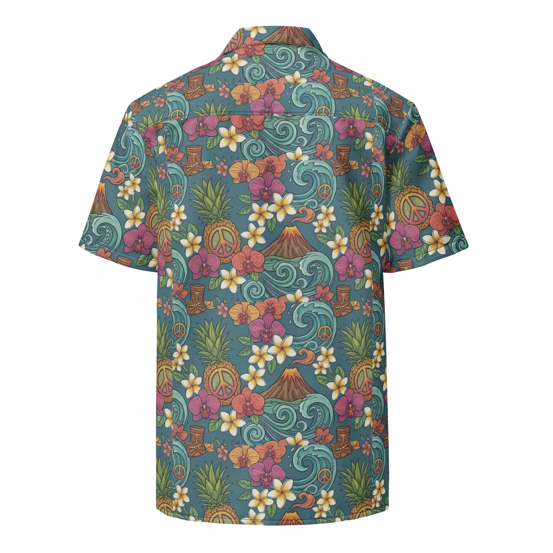 Tiki Wave Psychedelic Hawaiian Shirt product image (2)
