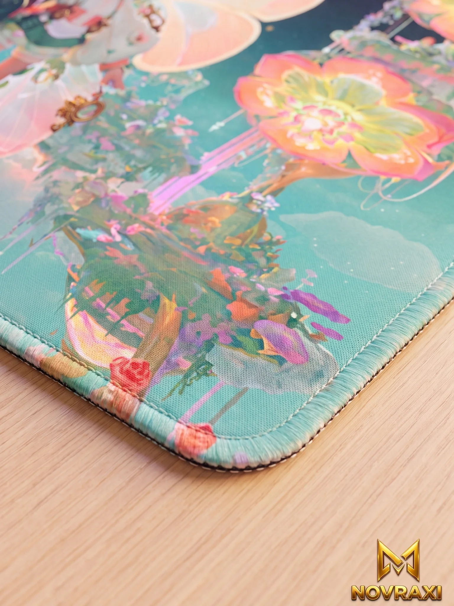 Dreamsprout × Cloud Bloom Keeper | XL Gaming Desk Mat product image (3)