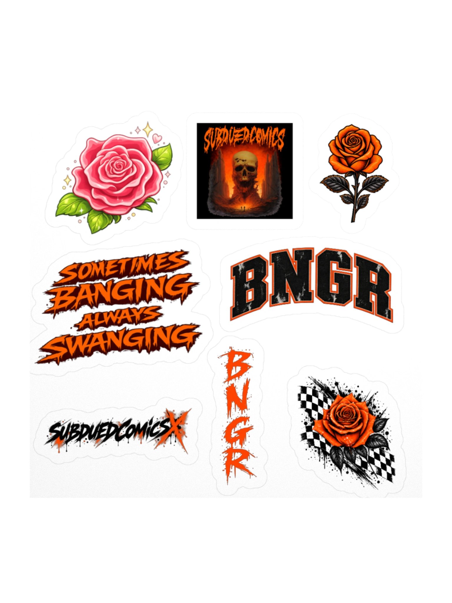 SubduedComic Sticker Pack product image (1)