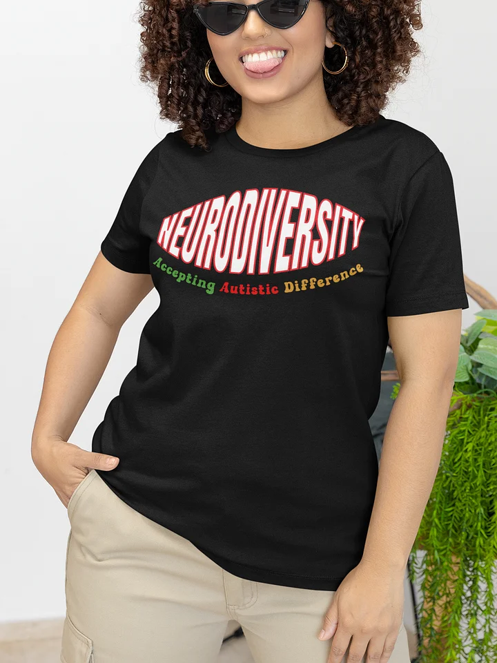 Neurodiversity, Accepting Autistic Difference Bella Canvas T-shirt product image (1)