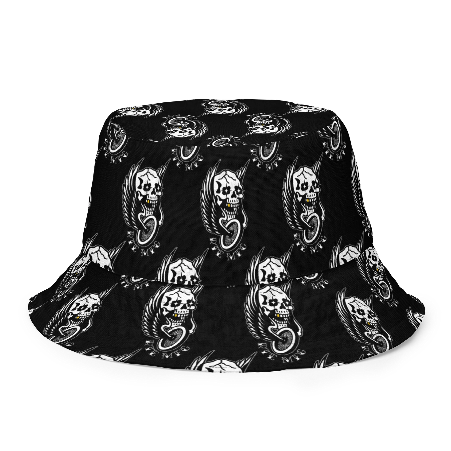 GOLD TOOTH SKULL RIDER BUCKET HAT product image (7)