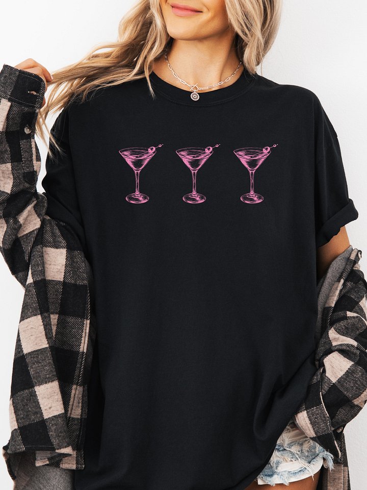 Comfort Colors 3 Pink Martini's Shirt product image (2)