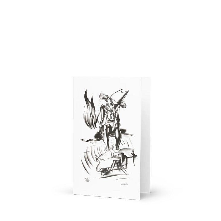 The Tourist Blank Greeting Card product image (2)