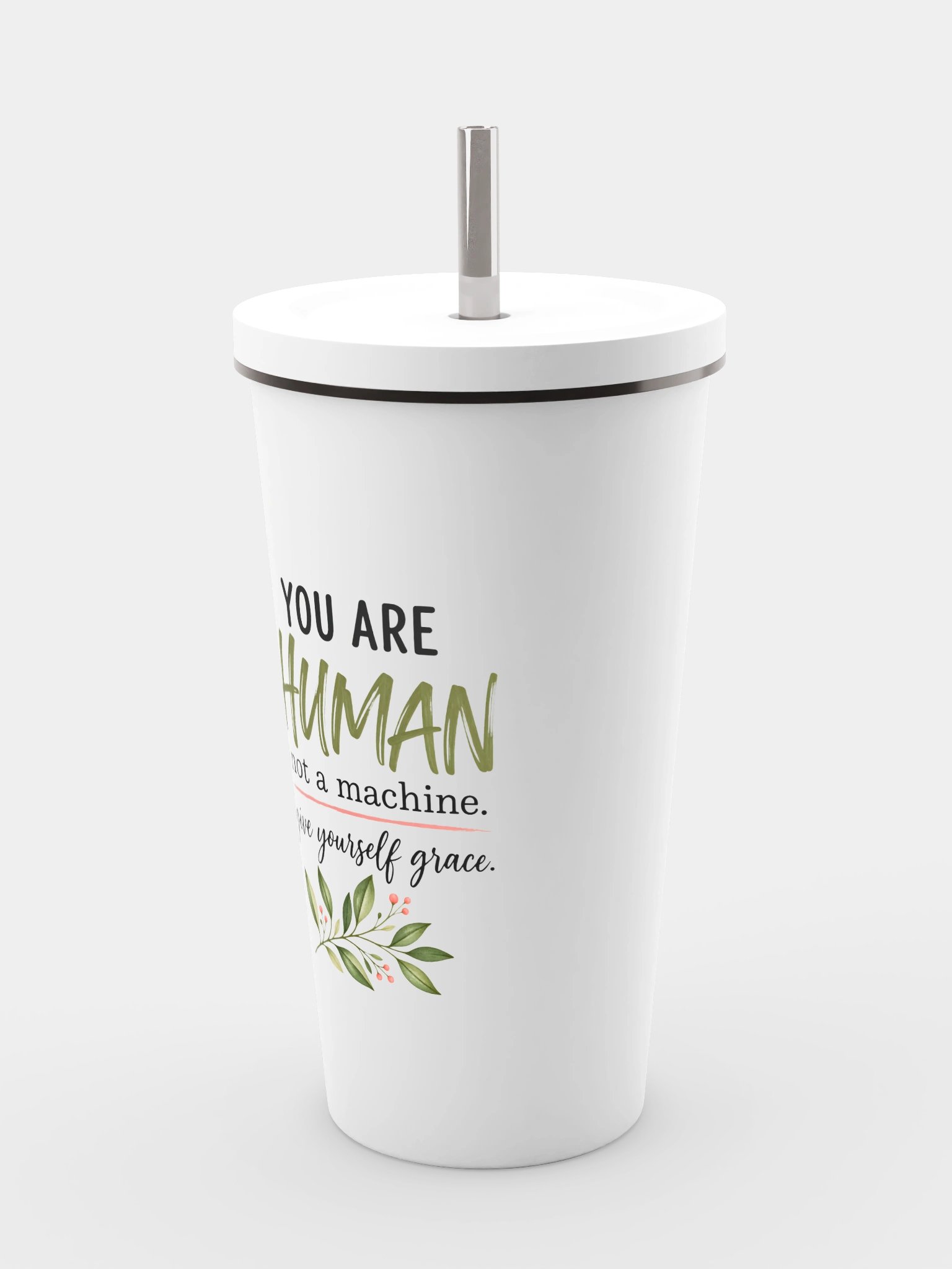 You Are Human, Not a Machine Tumbler product image (4)
