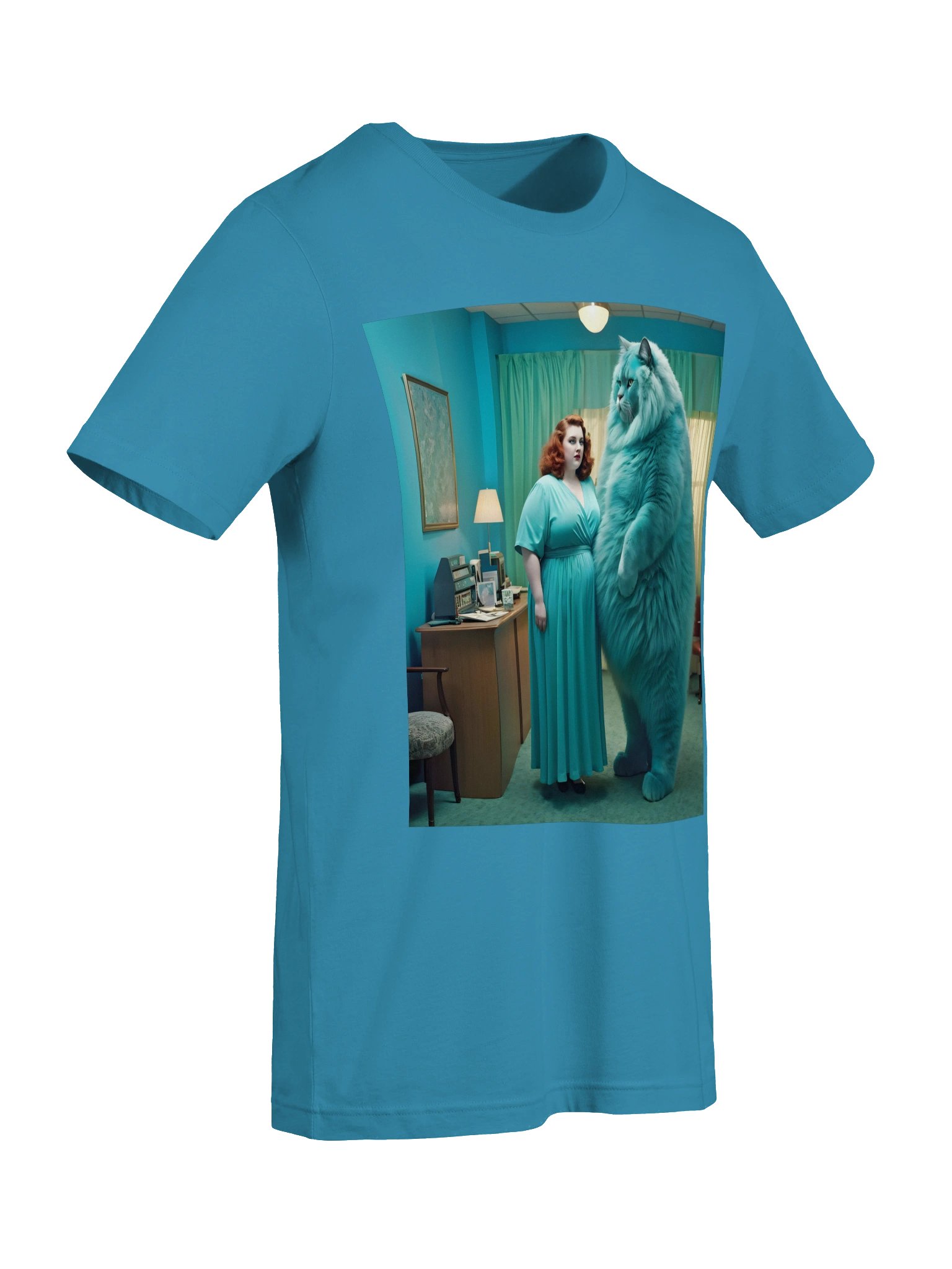 Blue Puss | Bella+Canvas Unisex Supersoft T-Shirt product image (57)