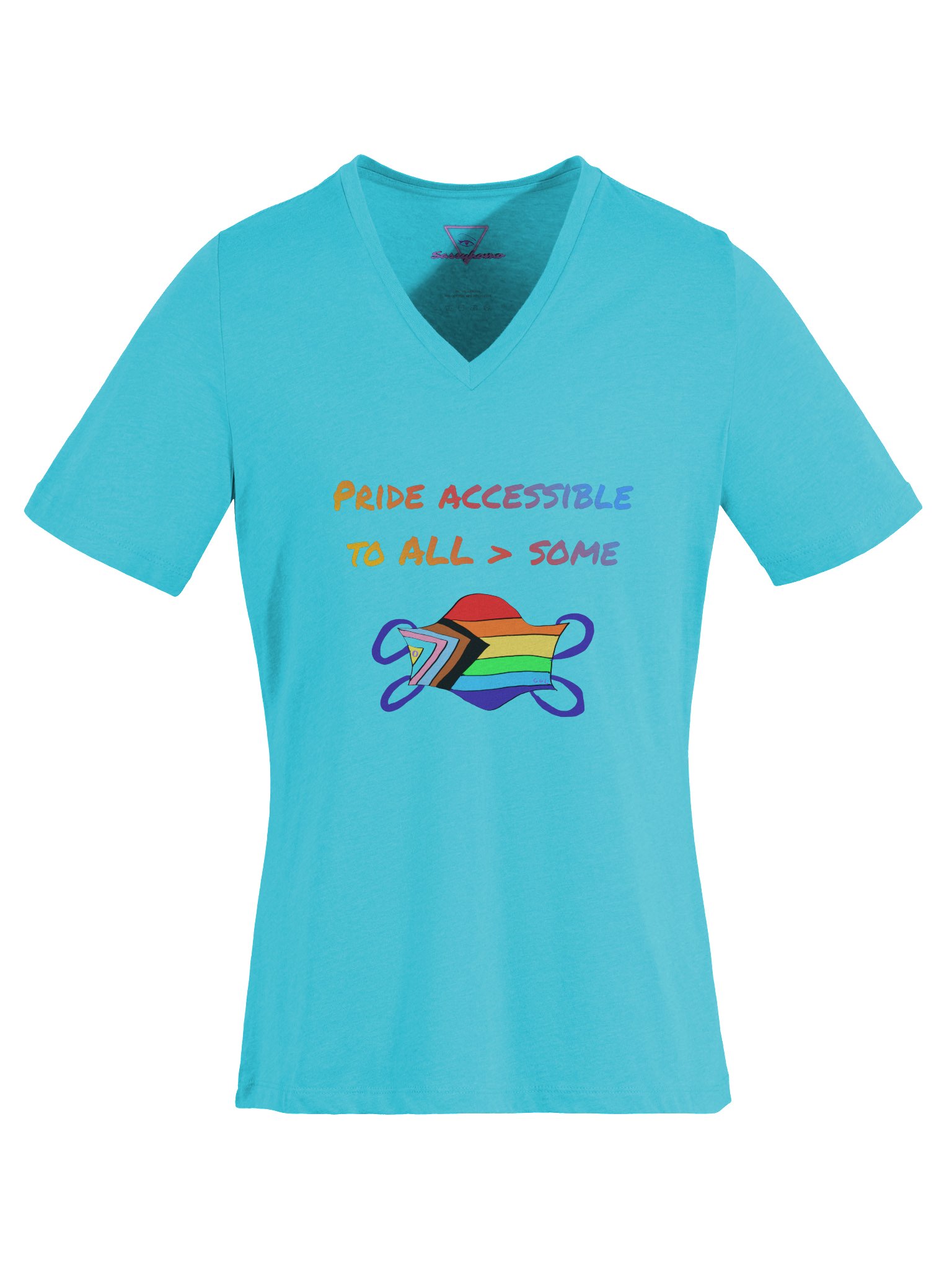 Pride Accessible to All > Some neck tee product image (46)