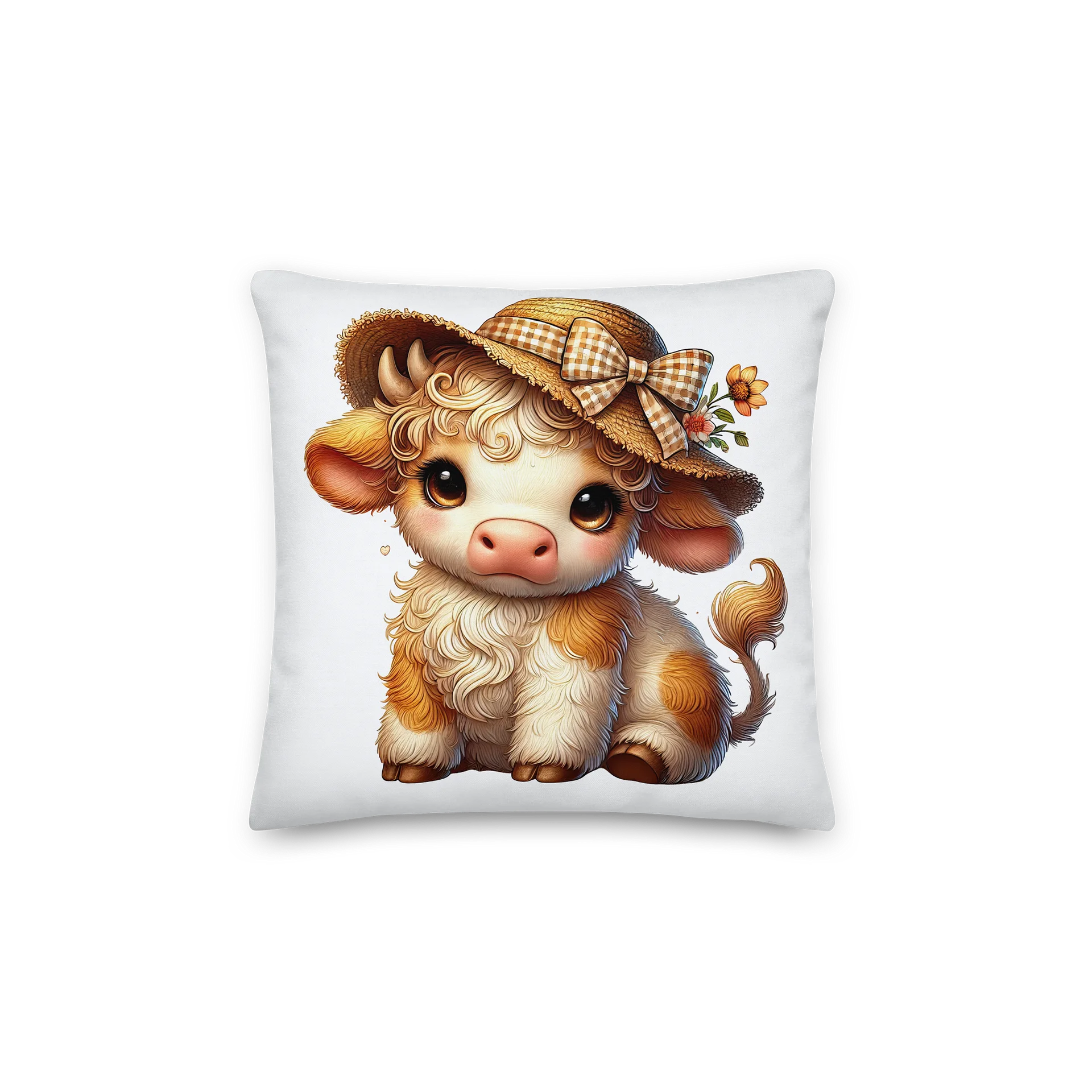 Does the Baker Accept Clover? — Two-Sided Summer Calf Pillow product image (1)
