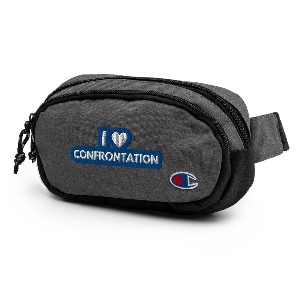 I <3 Confrontation (royal and white) champion fanny pack product image (4)