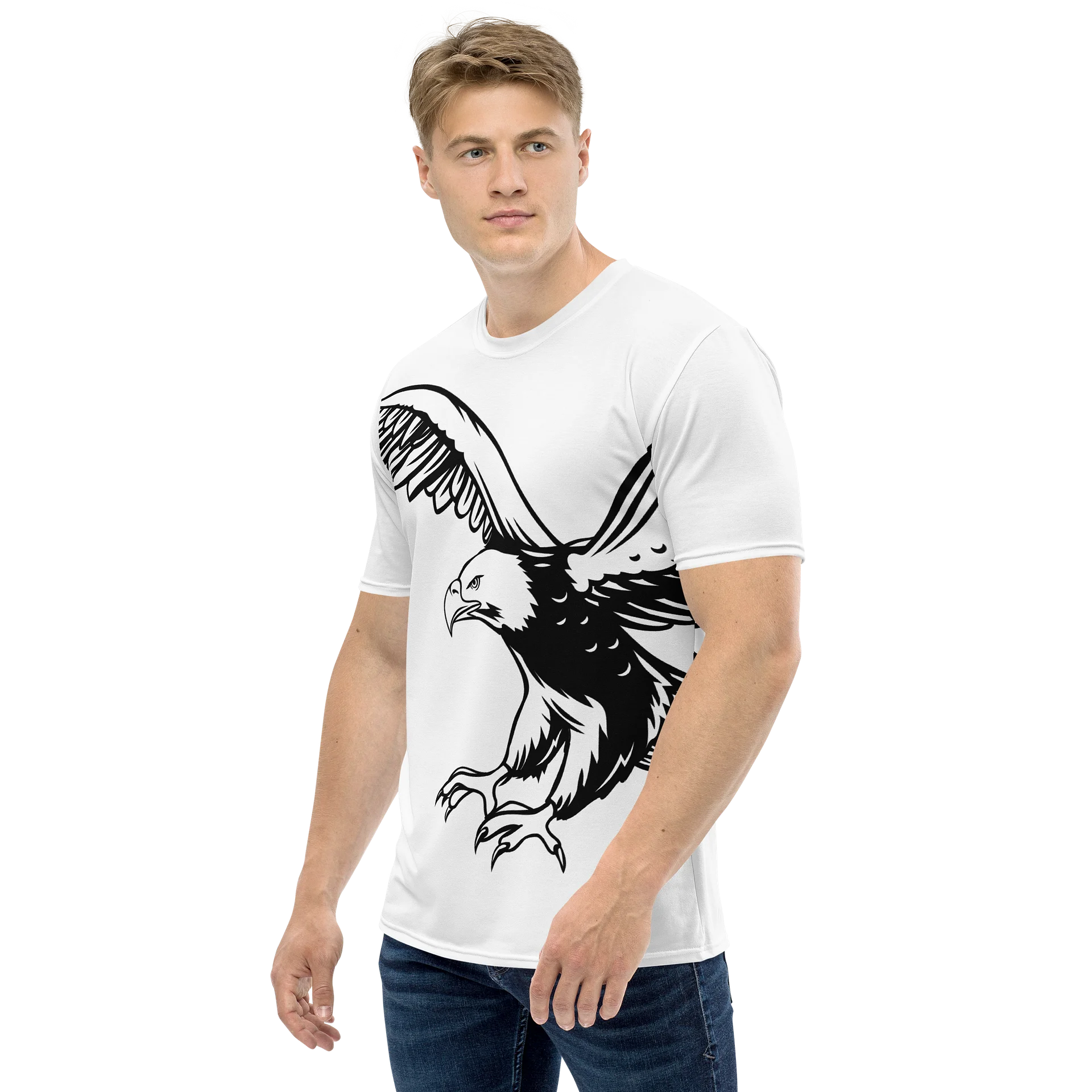 Freedom Isn’t Given | Bald Eagle All-Over T-Shirt – Northern Adventure Exclusive product image (3)