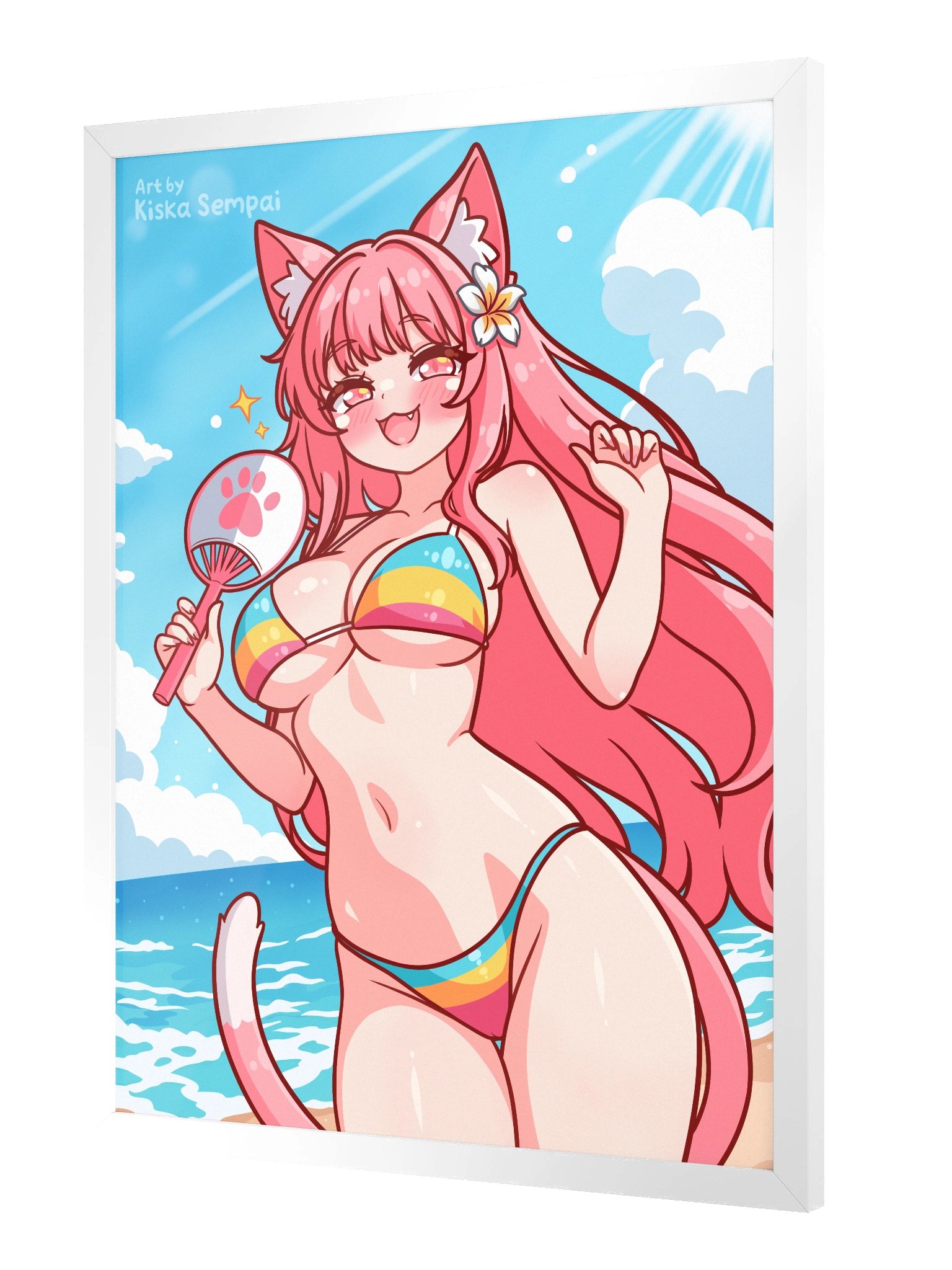 Kiska on the beach ☆ Framed Wall Art product image (3)